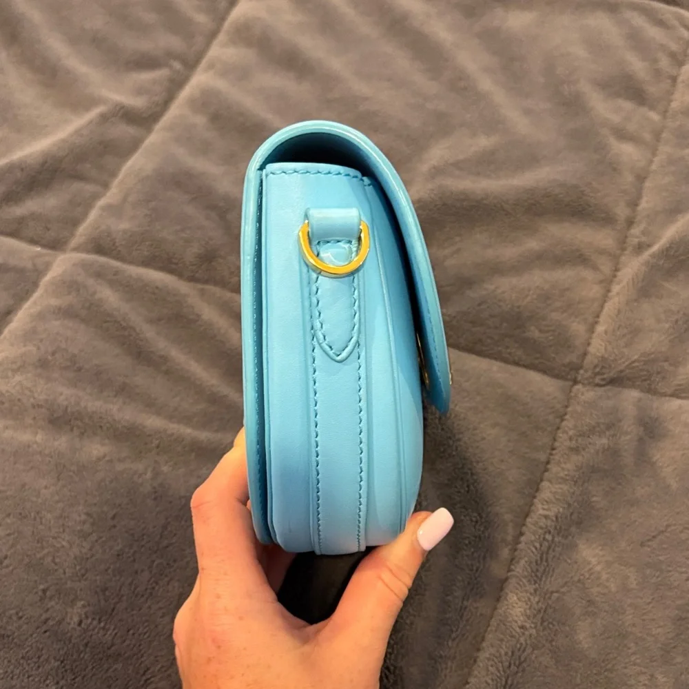 MCM Mode Travia Bachelor Button Blue Crossbody Bag *BRAND NEW*